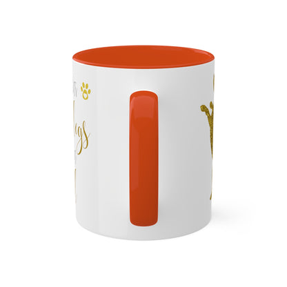 Love Has Four Legs and a Tail Colorful Mug