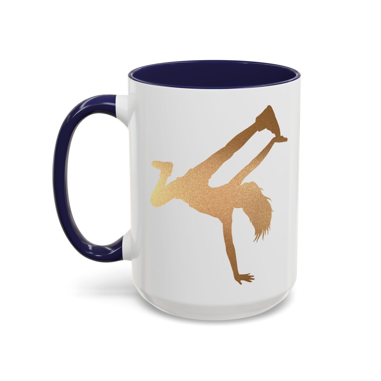 Gold Dancer Accent Coffee Mug