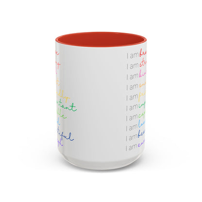 Affirmations Accent Coffee Mug