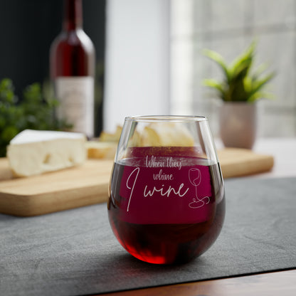 I Wine Stemless Wine Glass