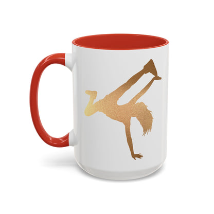 Gold Dancer Accent Coffee Mug