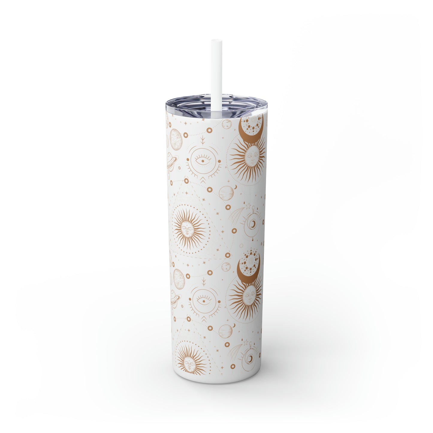 Celestial Skinny Tumbler with Straw