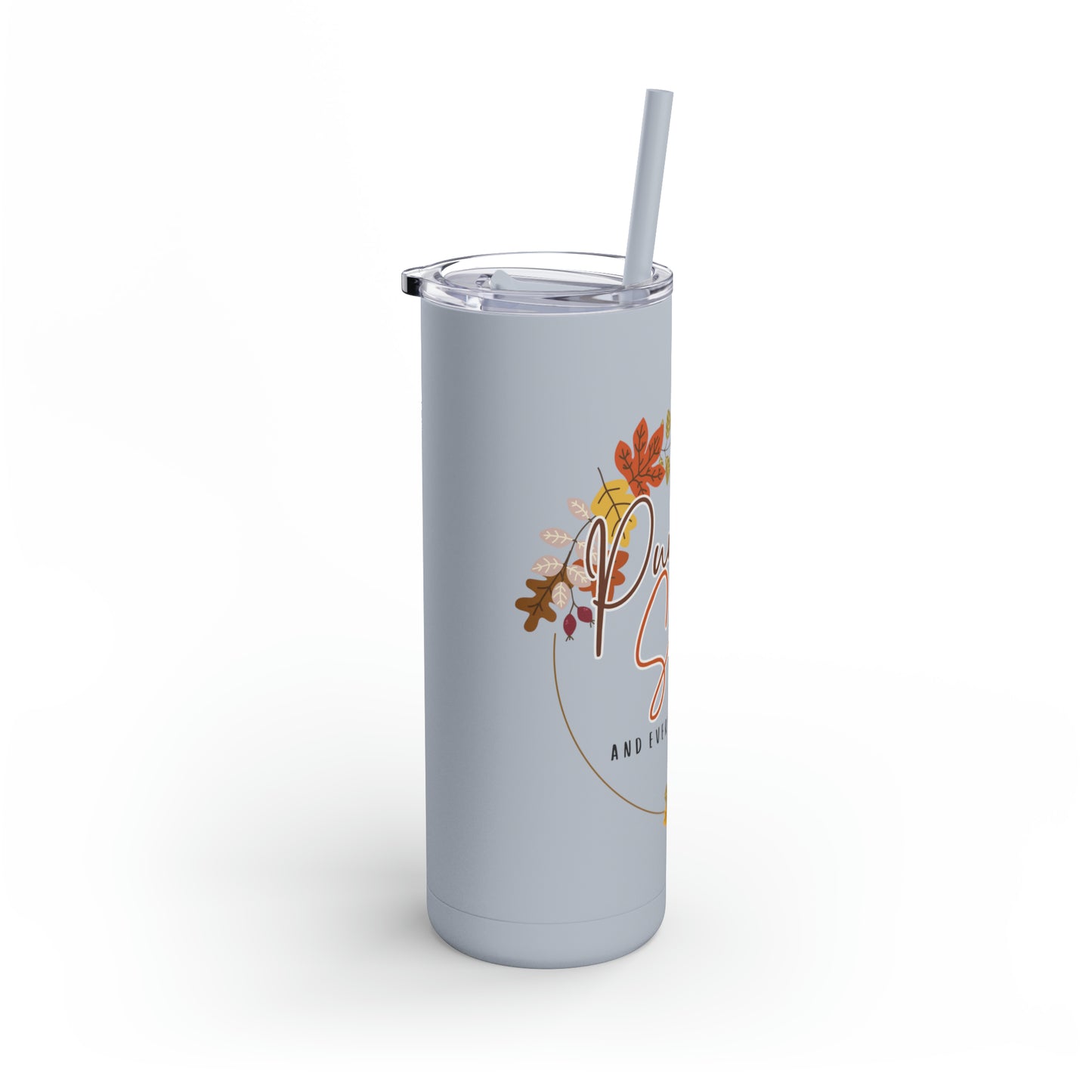 Pumpkin Spice Maars Maker Skinny Matte Tumbler