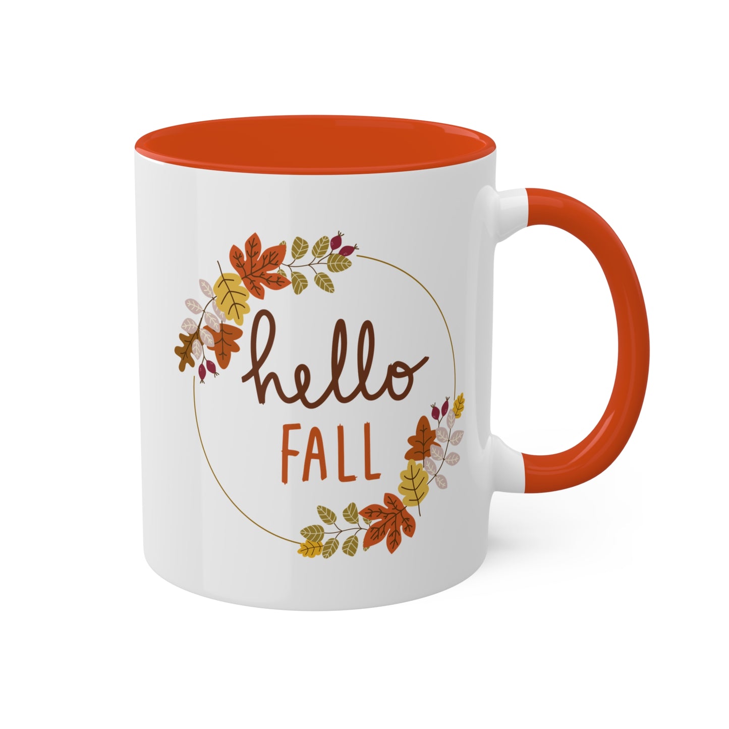 Hello Fall Colorful Mugs