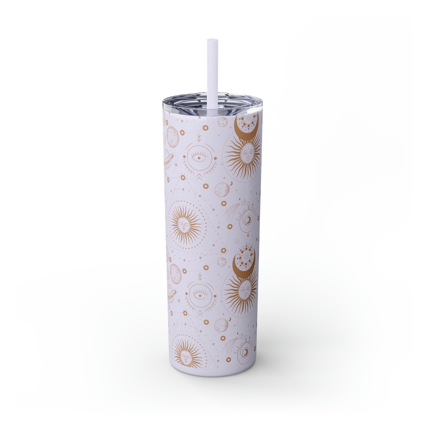 Celestial Skinny Tumbler with Straw