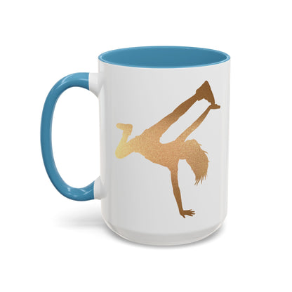 Gold Dancer Accent Coffee Mug