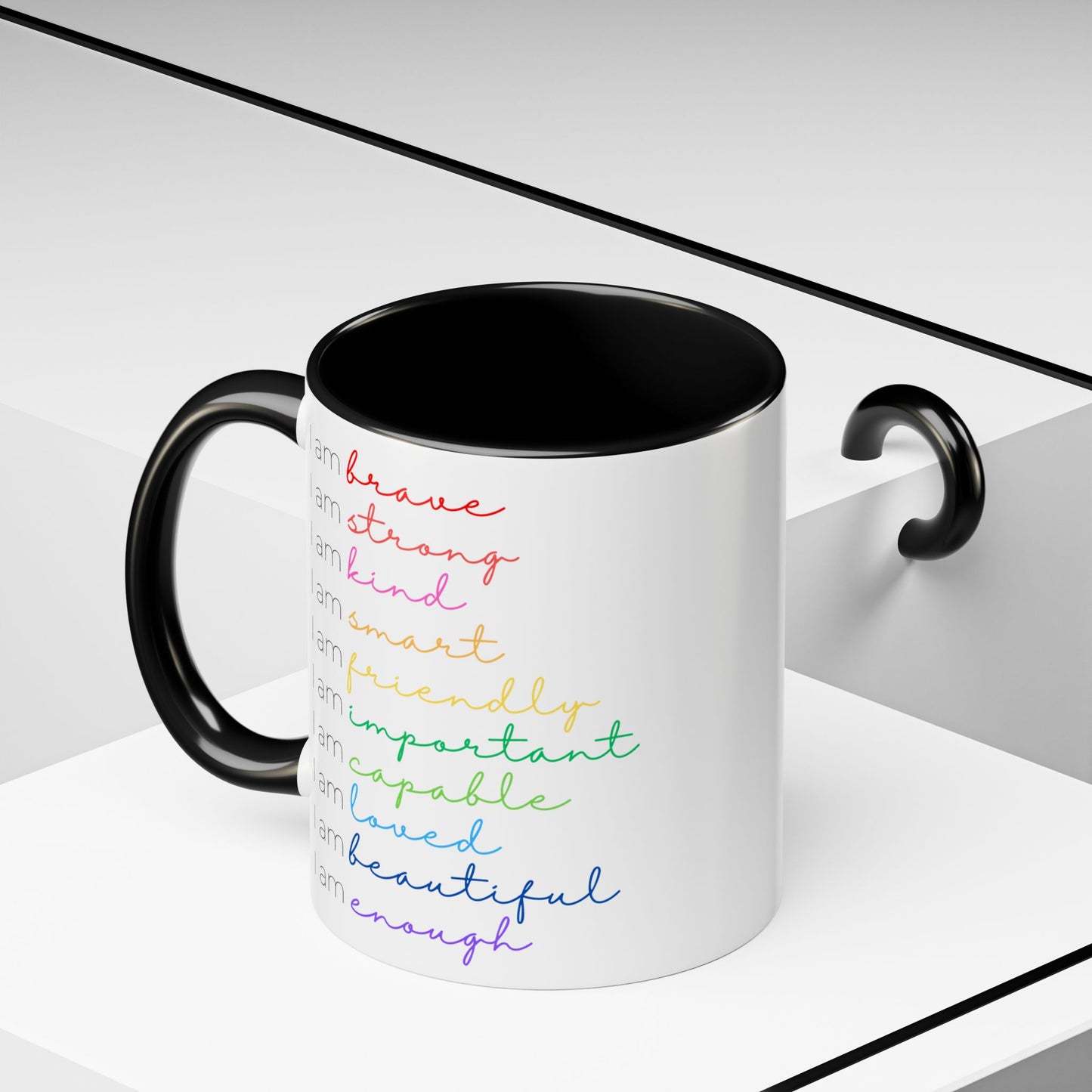 Affirmations Accent Coffee Mug