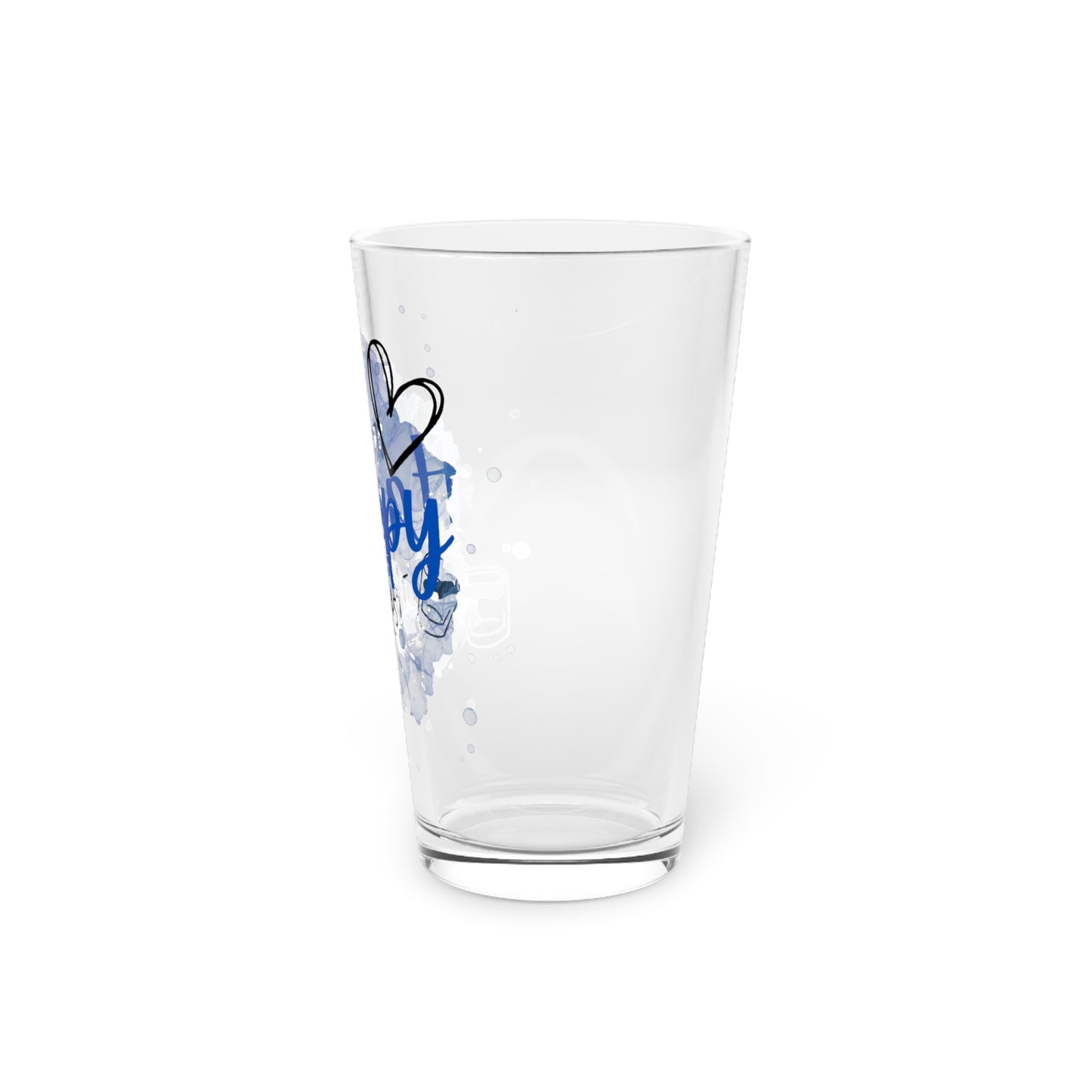 Drink Happy Thoughts Pint Glass