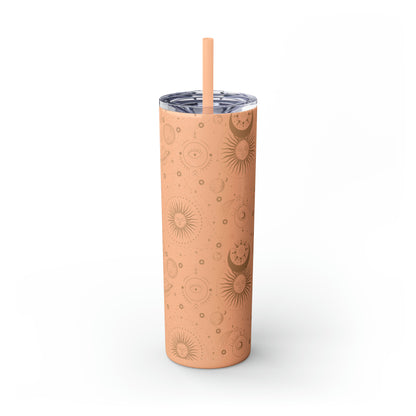 Celestial Skinny Tumbler with Straw