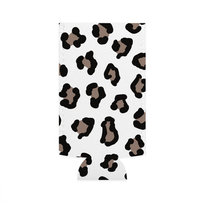 Leopard Print Slim Can Cooler