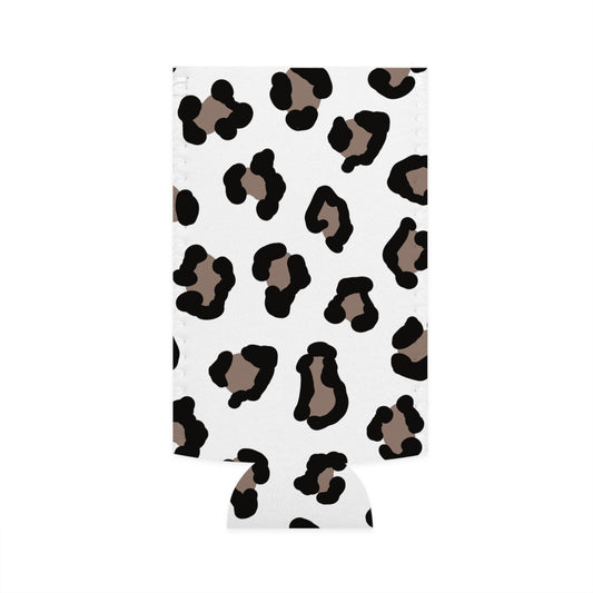 Leopard Print Slim Can Cooler