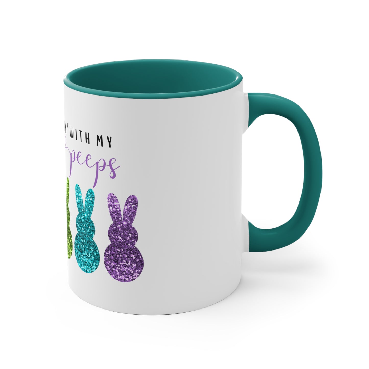 Easter Peeps Accent Mug