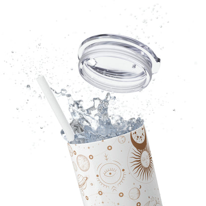 Celestial Skinny Tumbler with Straw