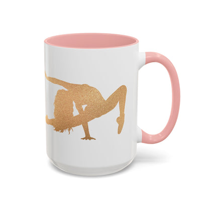 Gold Dancer Accent Coffee Mug