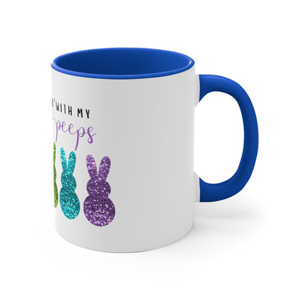 Easter Peeps Accent Mug