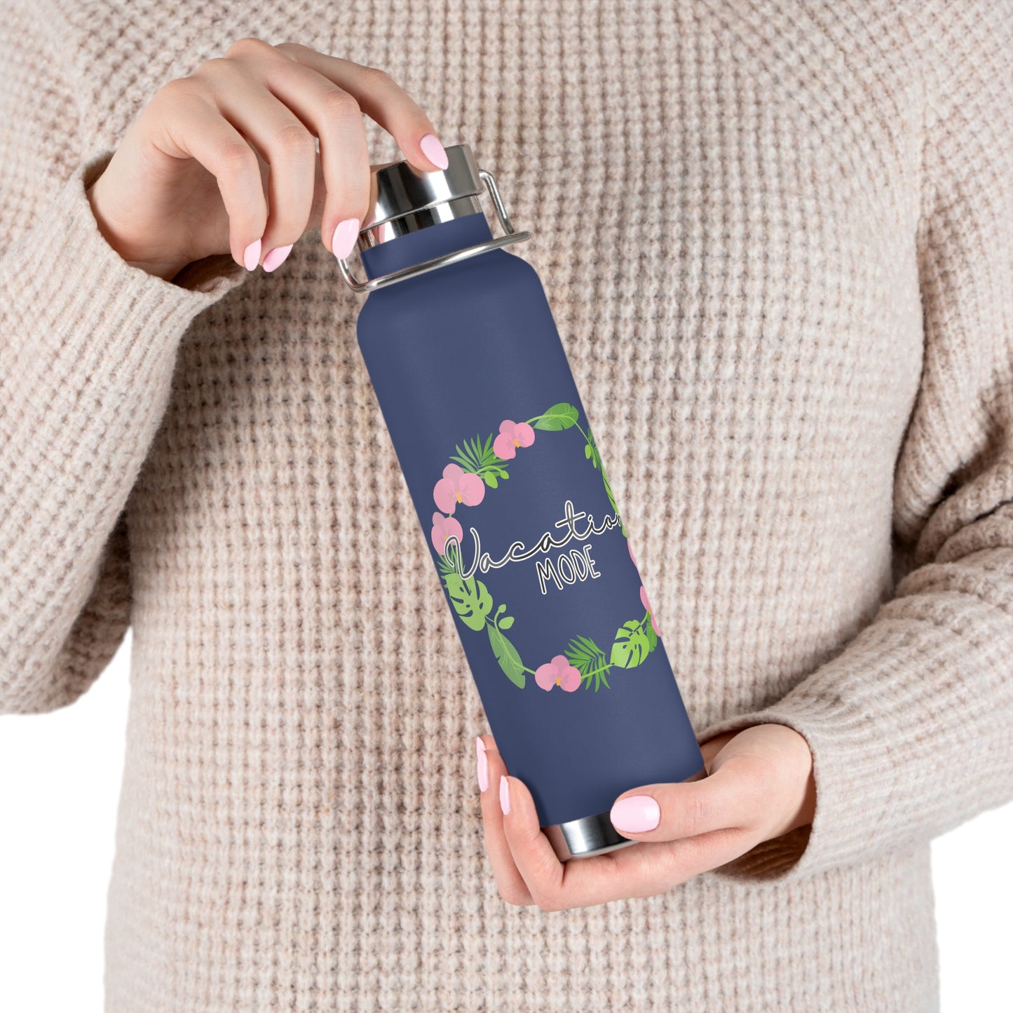 Vacation Mode Copper Vacuum Insulated Bottle