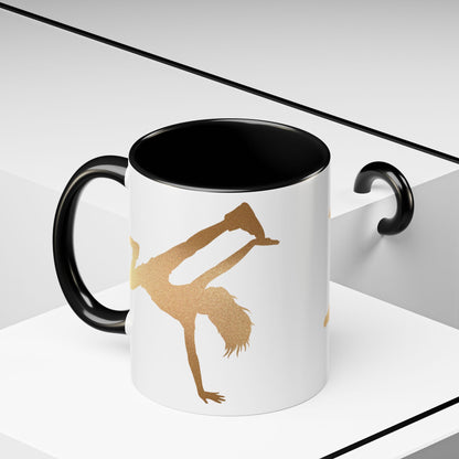 Gold Dancer Accent Coffee Mug