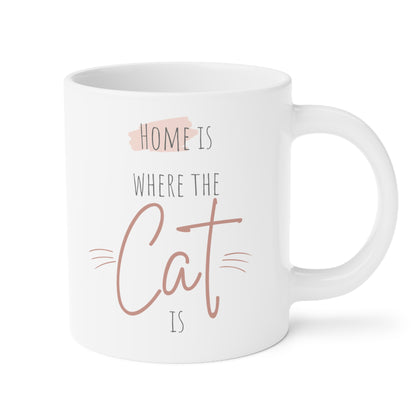 Home Is Where The Cat Is Ceramic Mug