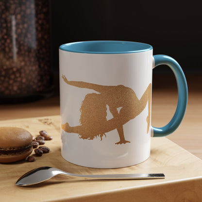 Gold Dancer Accent Coffee Mug