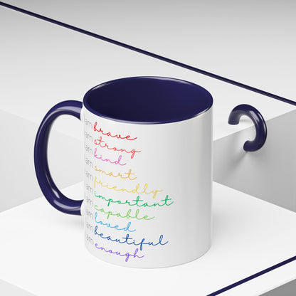 Affirmations Accent Coffee Mug