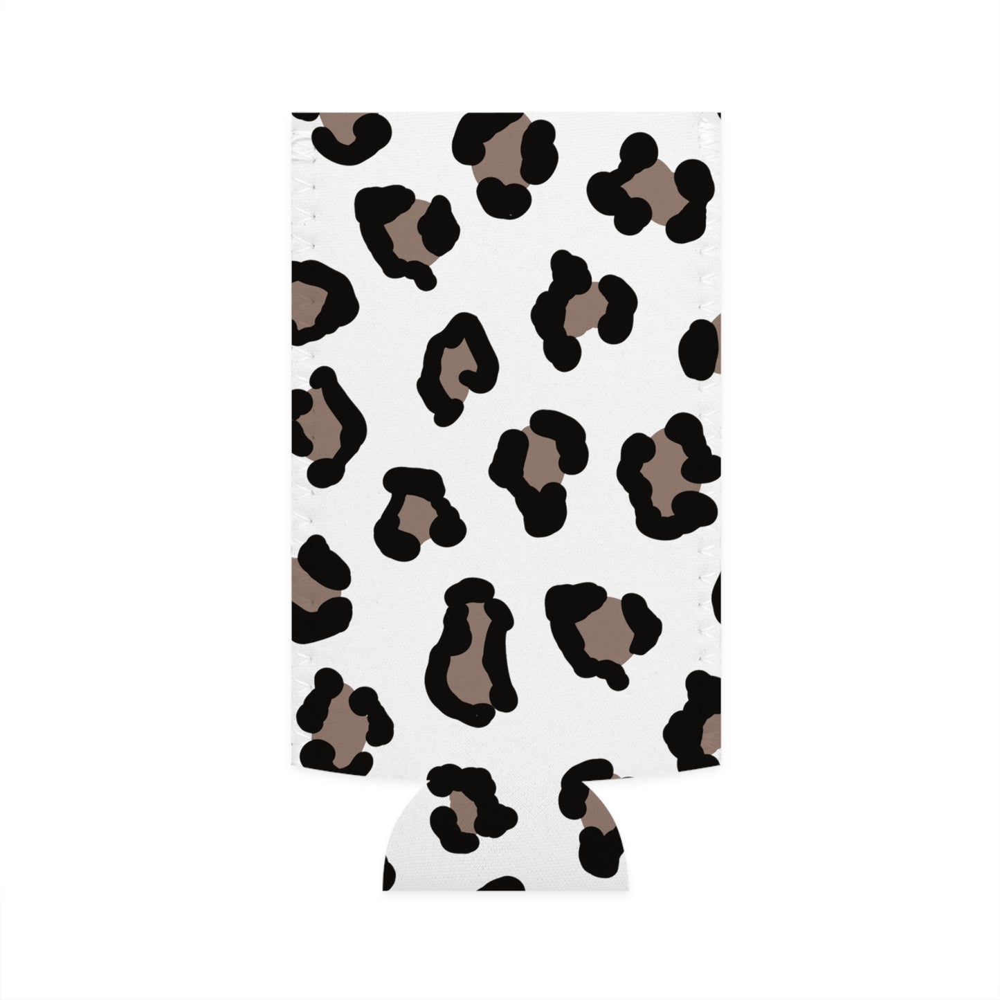 Leopard Print Slim Can Cooler