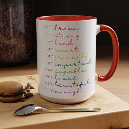 Affirmations Accent Coffee Mug