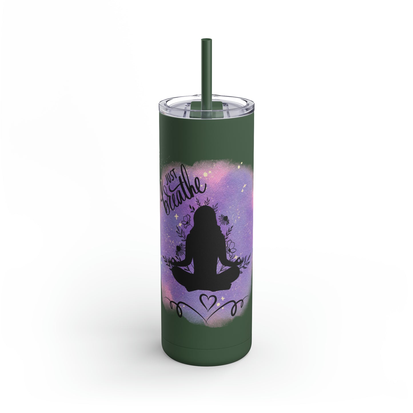 Just Breathe Maars Maker Skinny Matte Tumbler