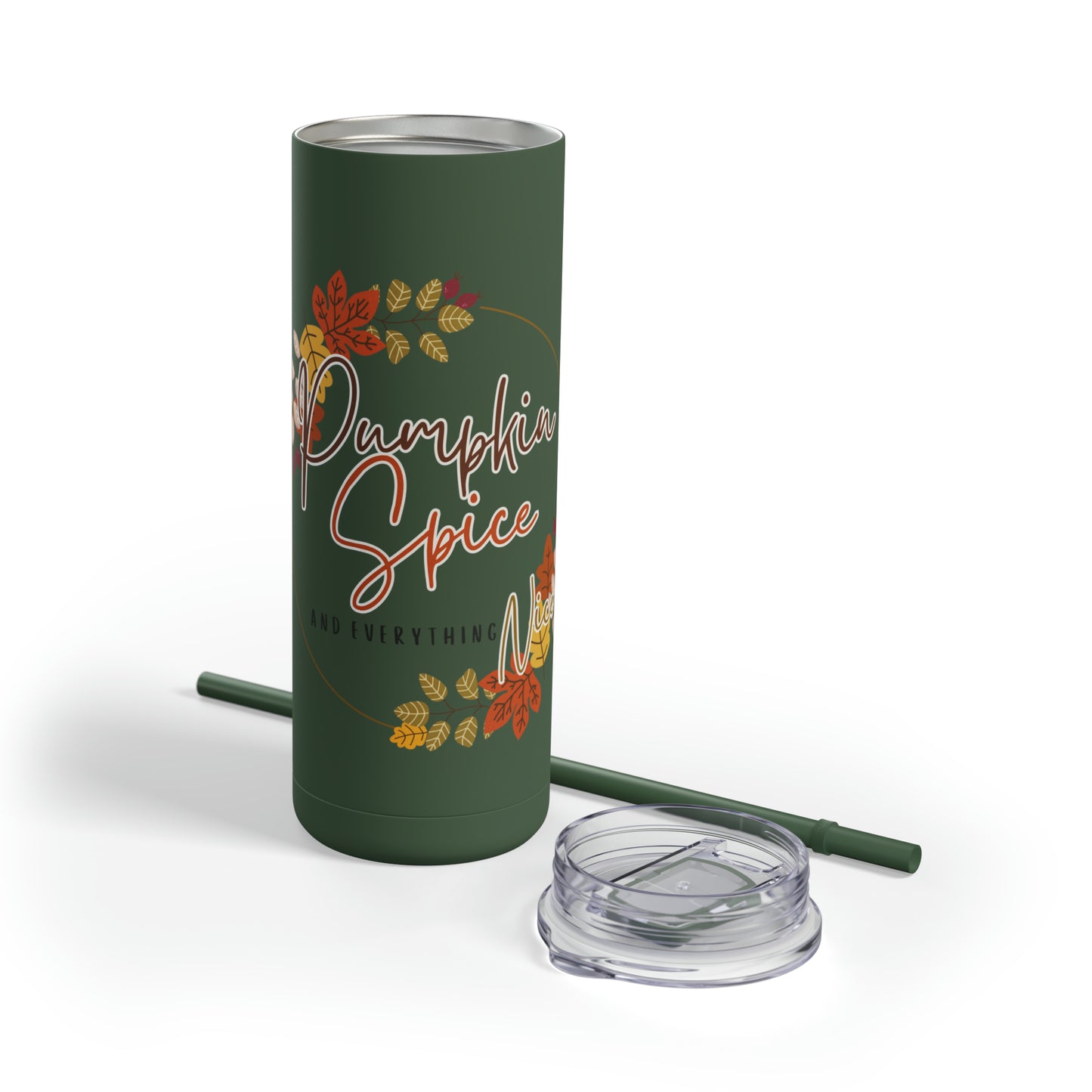 Pumpkin Spice Maars Maker Skinny Matte Tumbler