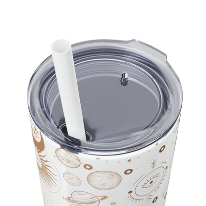 Celestial Skinny Tumbler with Straw