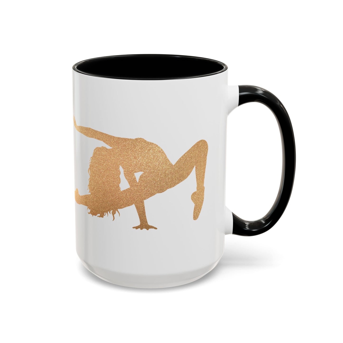 Gold Dancer Accent Coffee Mug