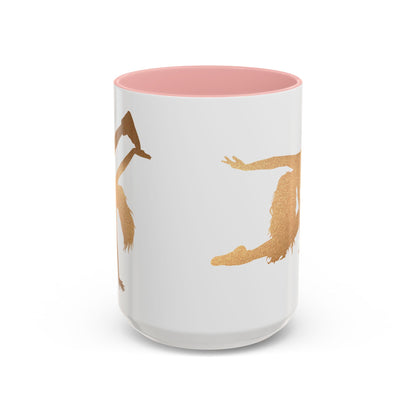 Gold Dancer Accent Coffee Mug