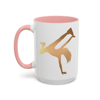 Gold Dancer Accent Coffee Mug