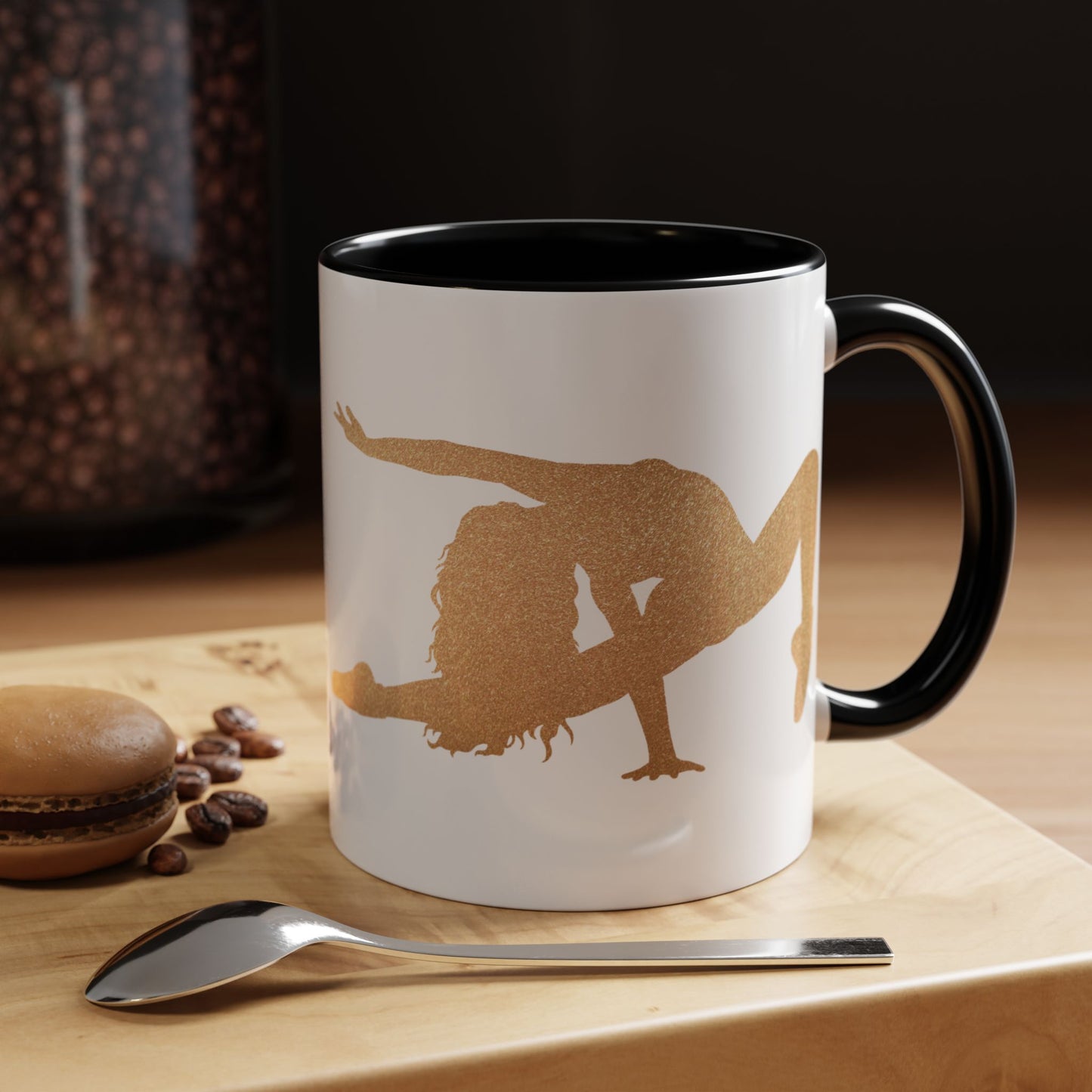 Gold Dancer Accent Coffee Mug