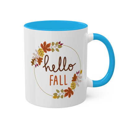 Hello Fall Colorful Mugs