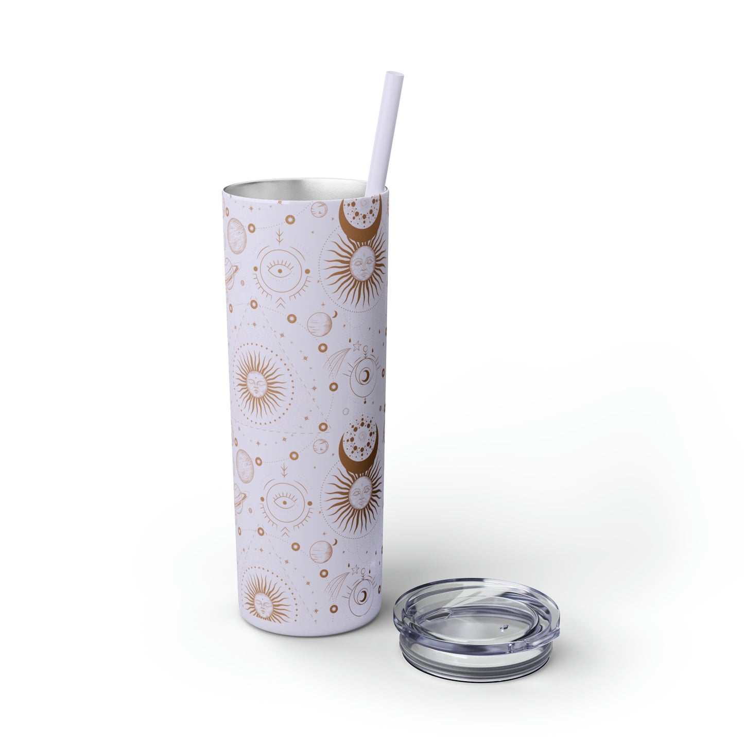 Celestial Skinny Tumbler with Straw