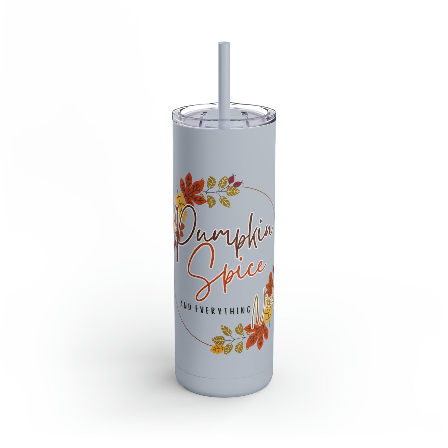 Pumpkin Spice Maars Maker Skinny Matte Tumbler