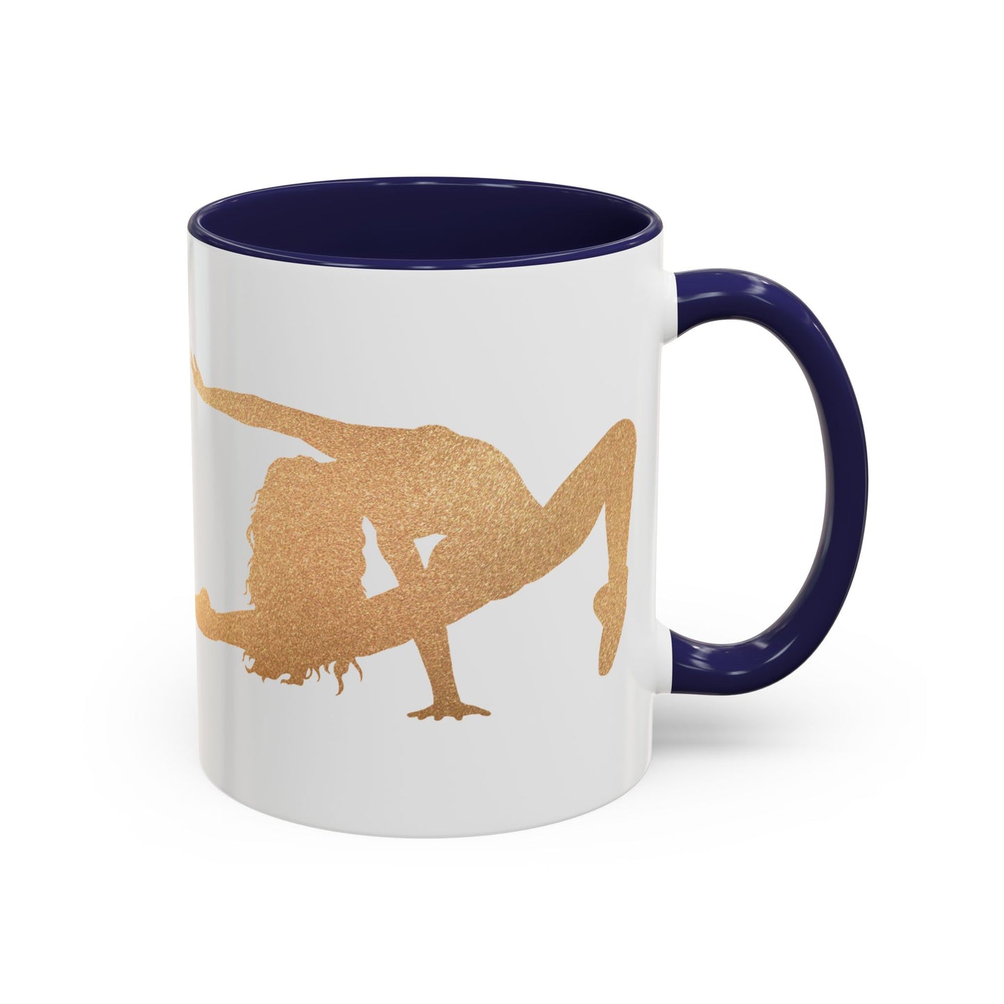 Gold Dancer Accent Coffee Mug