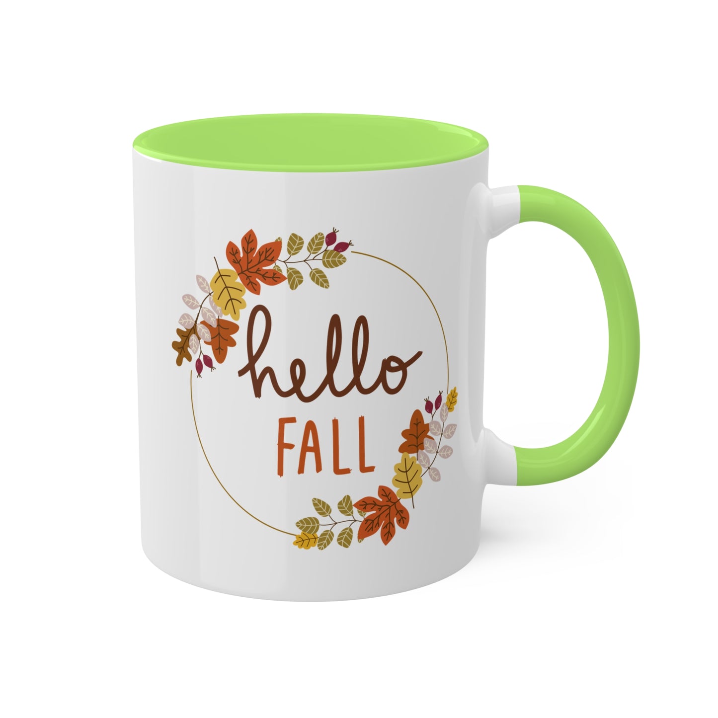 Hello Fall Colorful Mugs