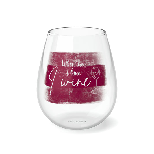 I Wine Stemless Wine Glass