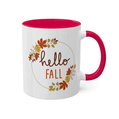 Hello Fall Colorful Mugs