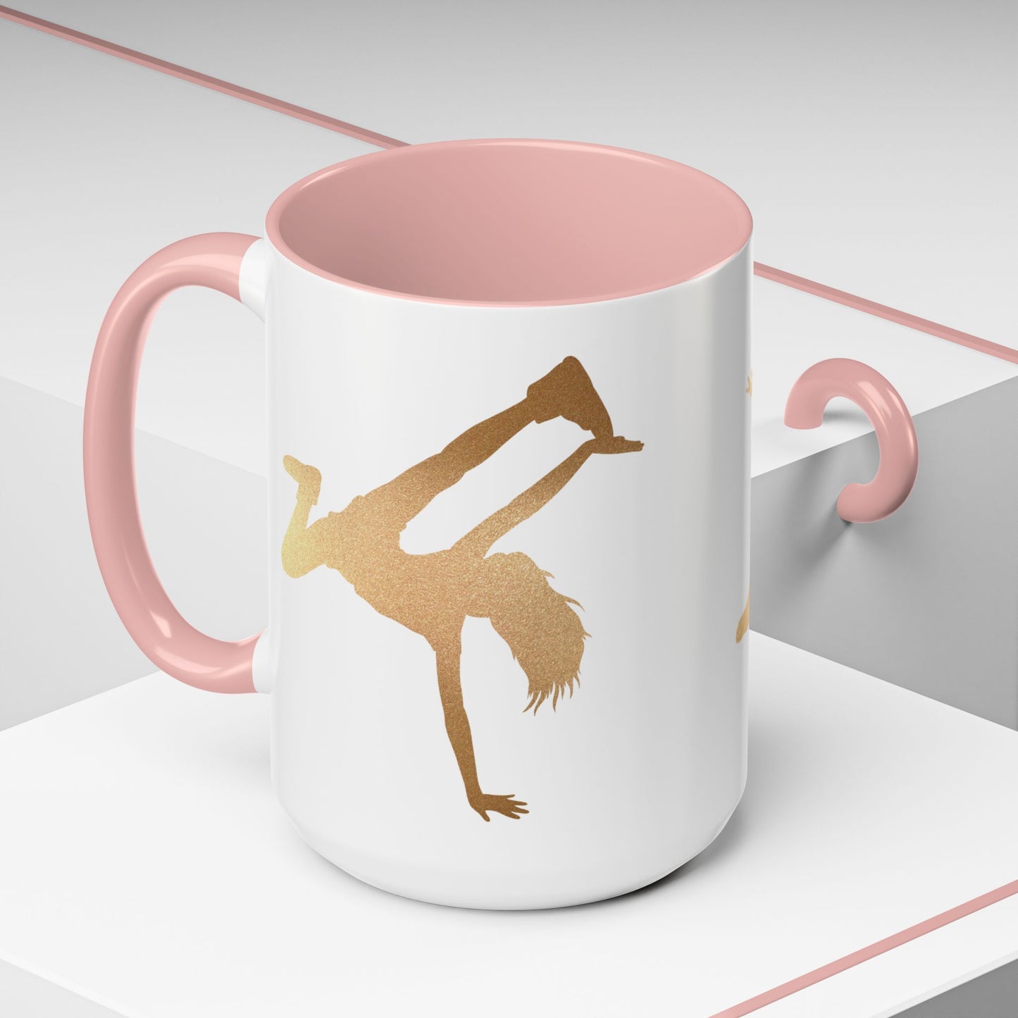 Gold Dancer Accent Coffee Mug