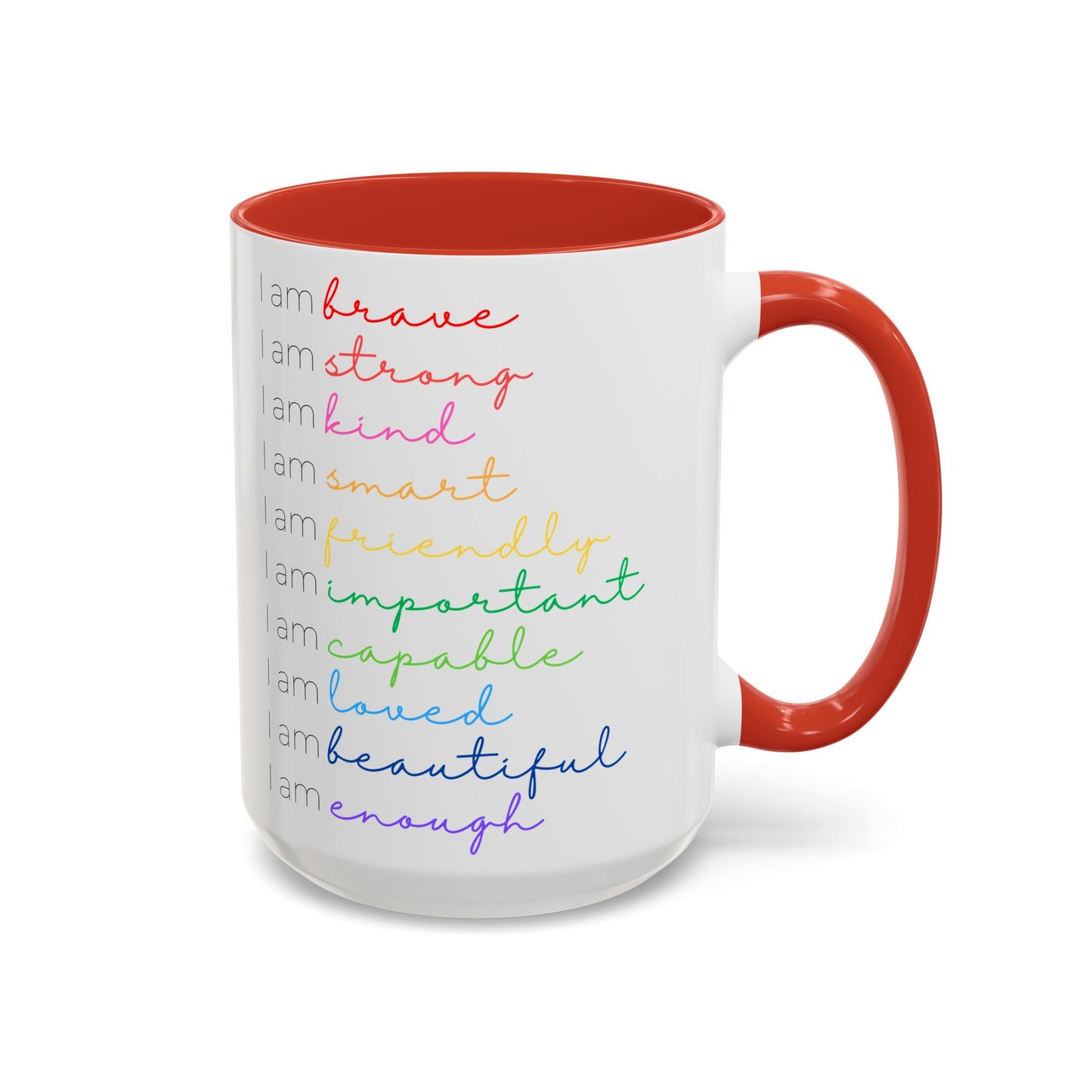 Affirmations Accent Coffee Mug