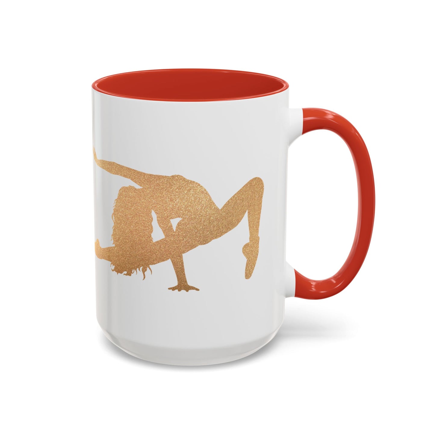 Gold Dancer Accent Coffee Mug