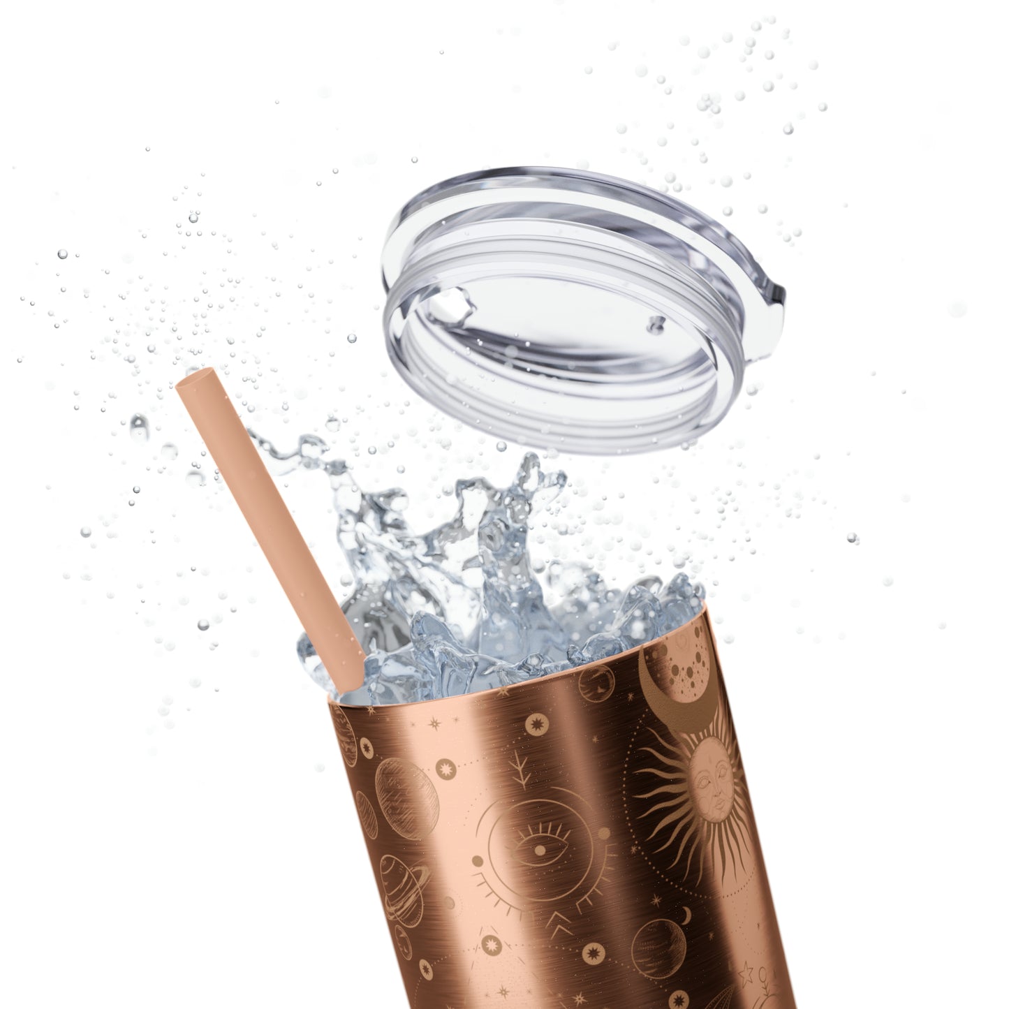 Celestial Skinny Tumbler with Straw