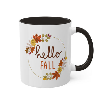 Hello Fall Colorful Mugs