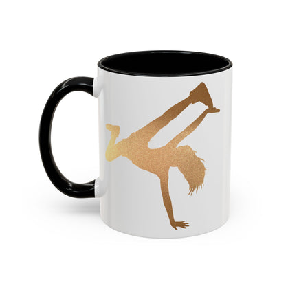 Gold Dancer Accent Coffee Mug