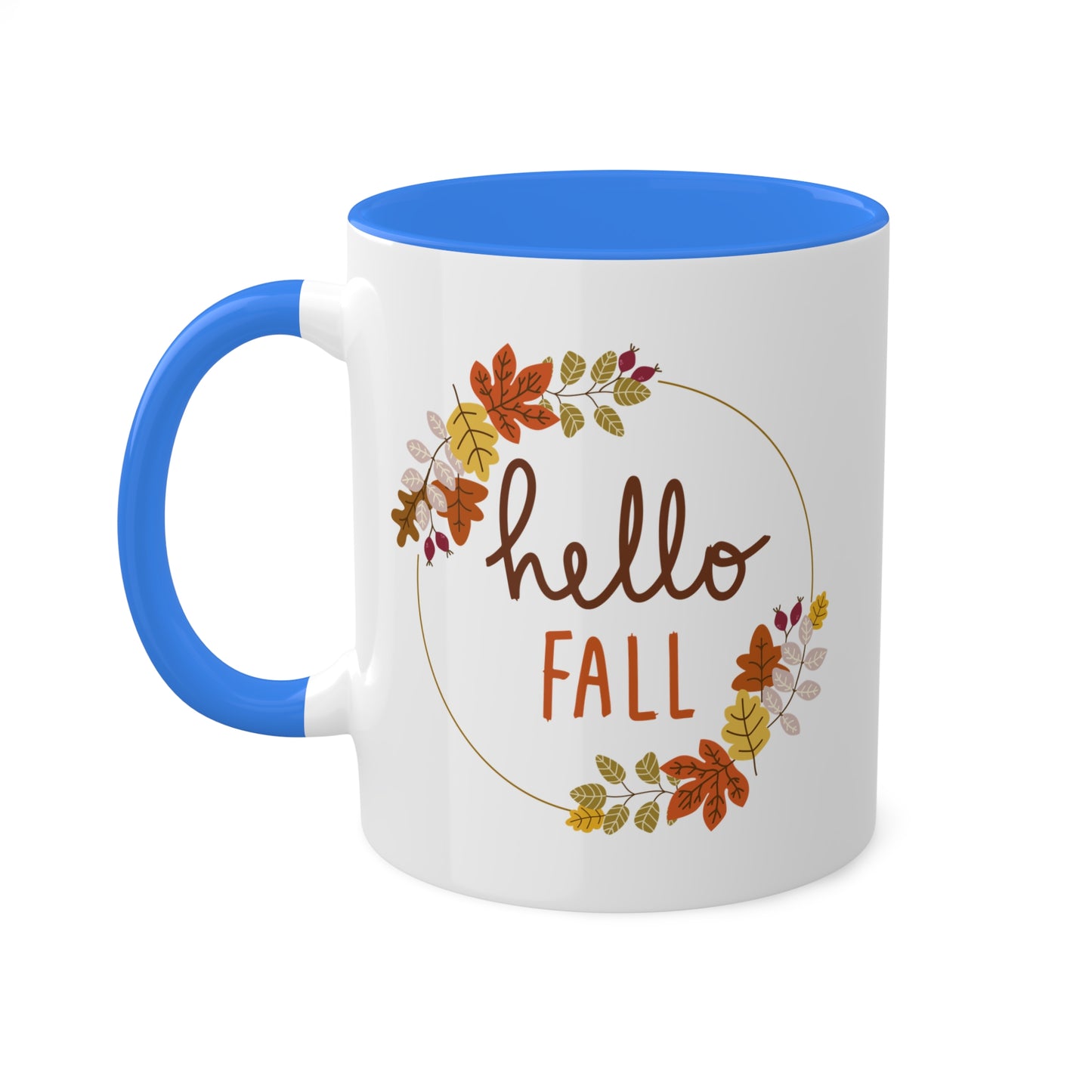 Hello Fall Colorful Mugs