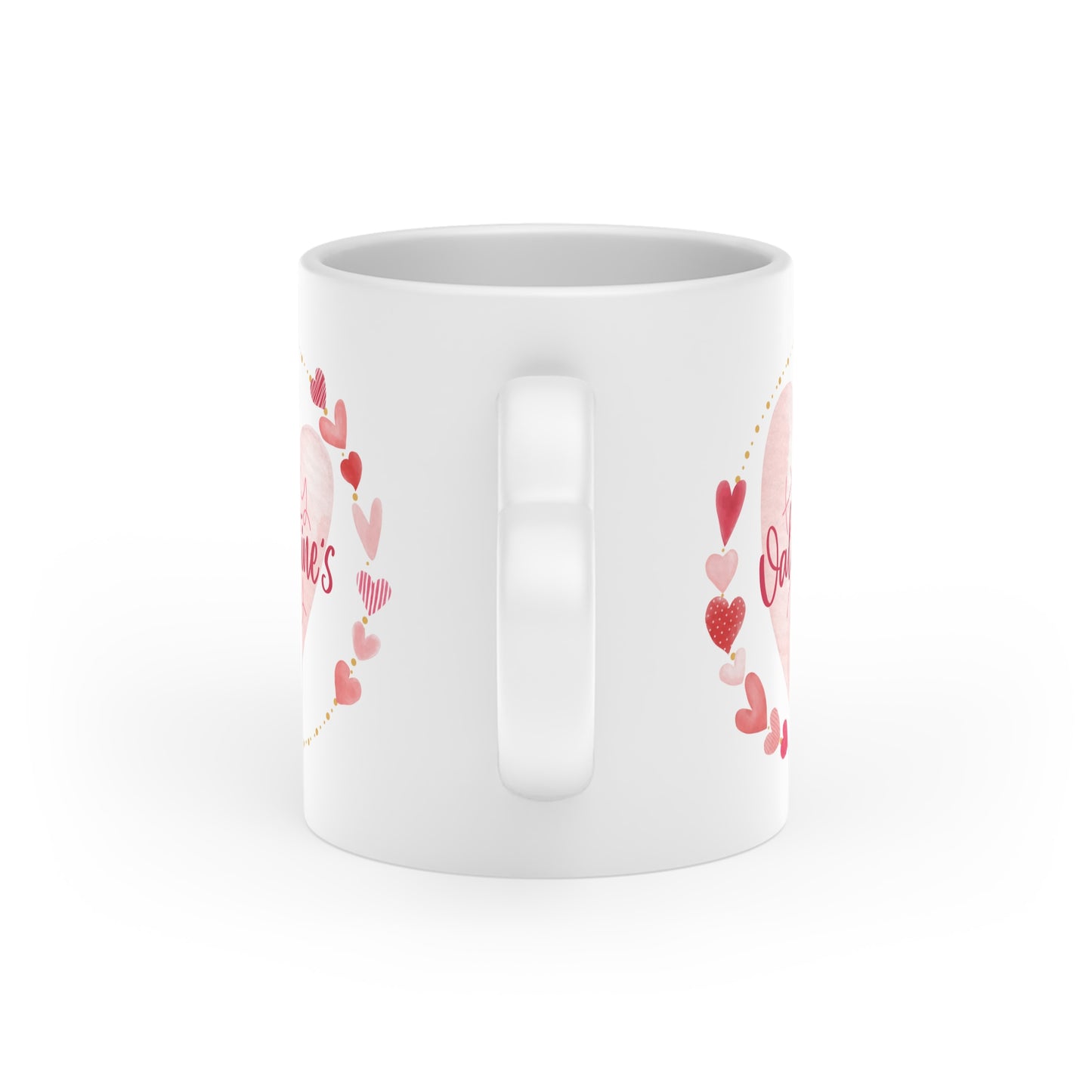 Valentine's Day Heart-Shaped Mug