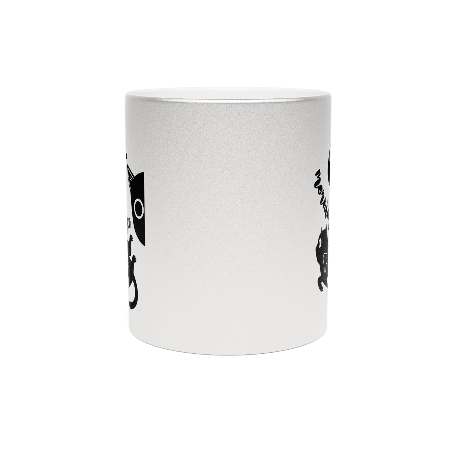 Morning Coffee Metallic Mug (Silver\Gold)