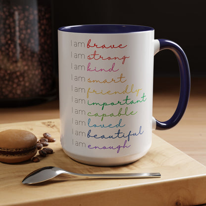 Affirmations Accent Coffee Mug